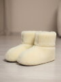 Csodálatos juh gyapjú papucs meleg modell 25