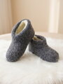 Meleg boka papucs juh gyapjúból model 104 szürke