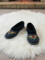 Női balerin papucs 60 varrott virágdísszel
