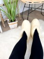Kotníkové nízke papuče z ovčej vlny:)) teplučké:)) model 105