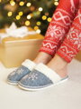 Női papucs modell 22 hópehely