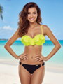 Csodás női bikini CARMEN-GF,02 C/B neon-sárga-fekete