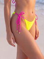 Női fürdőruha alsó VSB IBIZA neon-sárga