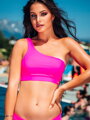 Női bikini felső VSB JULIE neon-rózsaszín