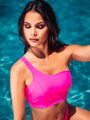 Női bikini felső VSB JULIE neon-rózsaszín