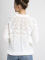 Dámsky pletený sveter MAROCO biely