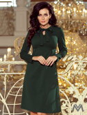 Elegáns női ruha 158-3 smaragd