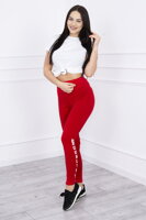Dámske športové legíny červené 