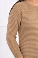 Pletené dámské šaty Camel 2019-38 