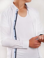 Neviditelné pánské triko VS-PN 1903 pod košili bílé