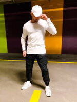 Športový pánsky nátelník VERSABE-01 white