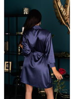 Dámsky župan EDELYNA NAVY BLUE modrý