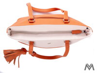 Dámska kabelka David Jones CM3115 kremova/orange