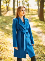 Dámsky kabát na zimu VENUS kráľovsko modrý