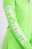 Sportovní šaty OFF WHITE neonově zelené