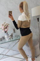 Dámska tepláková súprava YOURSELF camel 65456