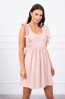 Letní dámské šaty 9082 v růžové barvě