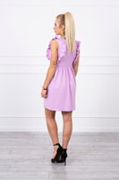 Letné dámske šaty 9082 vo fialovej farbe 