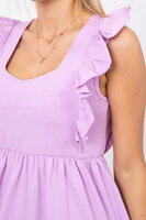 Letní dámské šaty 9082 ve fialové barvě
