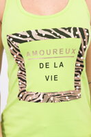Dámske tielko AMOUREUX DE LA VIE 65424-12 hráškové