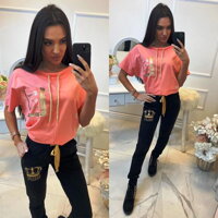 Krátka tričková mikina CROP TOP The magic