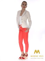 Elegantné dámske nohavice malinové