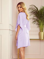 Dámské společenské šaty oversize 287-8 fialové