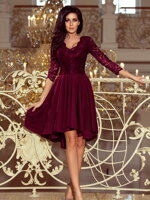  Elegantné dámske šaty 210-13 bordo