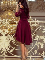  Elegantné dámske šaty 210-13 bordo