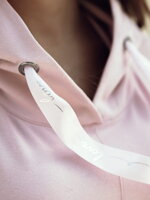 Mikinové šaty alebo predĺžená mikina VSB-Sophii ružová