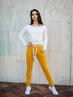 Dámska tepláková súprava VSB11 horčicová + cream
