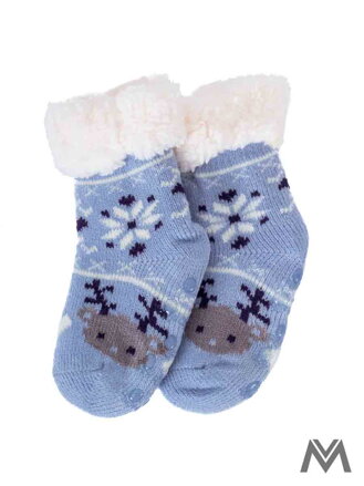 Termo zokni csecsemőknek Szarvas kék