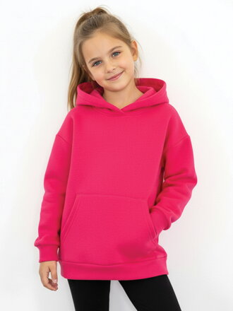 Dievčenská oversize mikina VSB KIDS ružová 