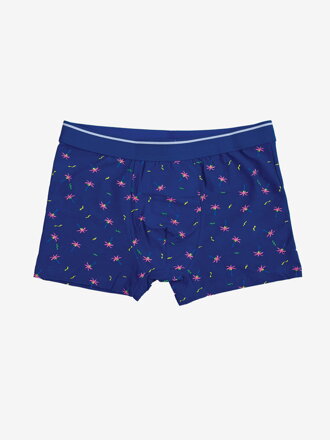 Pánske vzorované boxerky v modrej farbe Pánske vzorované boxerky v modrej farbe