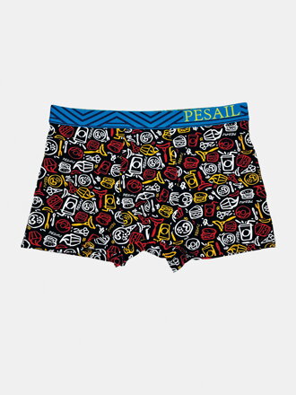 Pánske bavlnené boxerky PESAIL čierne  Pánske bavlnené boxerky PESAIL čierne
