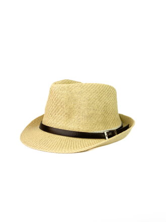 Pánsky klobúk na leto v béžovej farbe A-57 