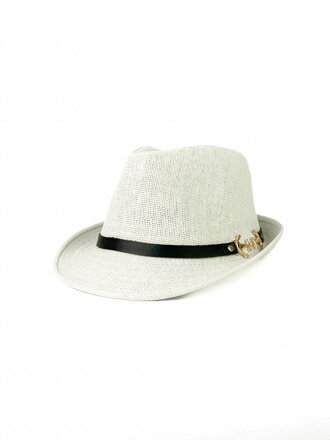 Pánsky klobúk v bielej farbe 18-79