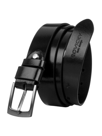 Męski pasek 2,6 cm ROVICKY black