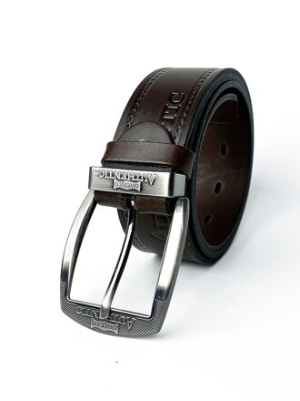 Férfi AUTHENTIC bőr öv barna 3,5 cm