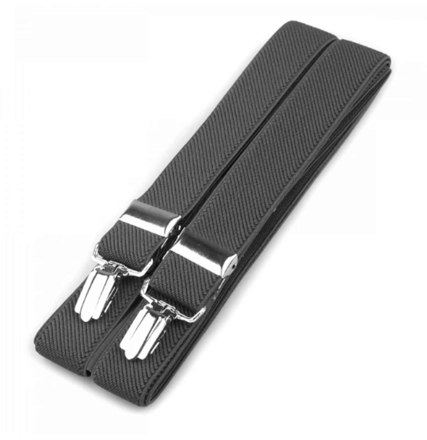 Nadrágtartó hossza 125 cm szélessége 2,5 cm sötétszürke 650254