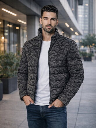 Átmeneti férfi kabát army stílusban KJ1663