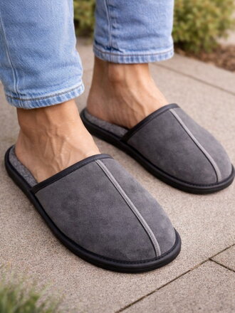 Pánske zateplené papuče model 23C 