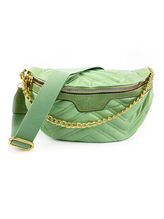 Zöld táska arany diszitéssel