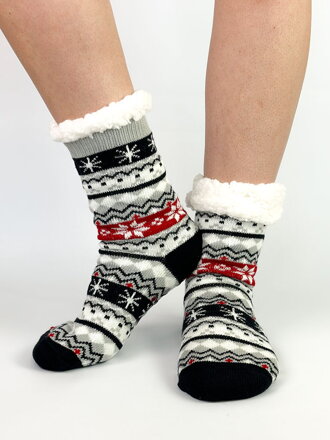 Bélelt női zokni karácsonyra L26031