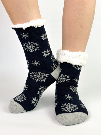 Hópelyhes mintázatú női zokni L26031