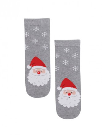 Női karácsonyi zokni Mikulással WOLA