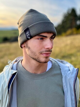 Stílusos modern unisex VSB BEANIE COLLECTION sapka oliva zöld