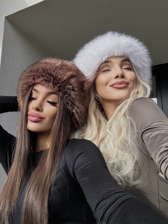 Stílusos női sapka LUXURY chocco 