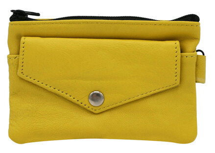 Sárga színű pénztárca kulcsokra 