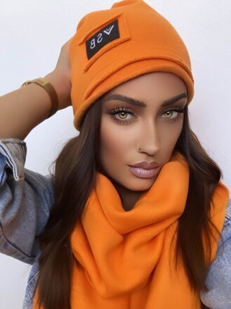 VSB szett sál + sapka orange